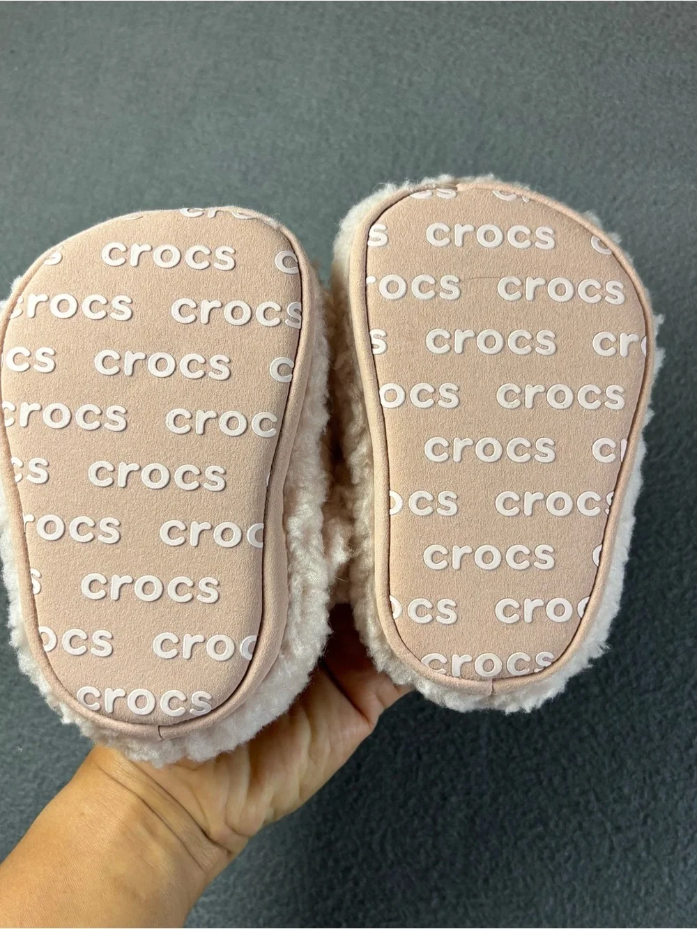 Crocs Classic Cozzzy Slipper Pink Clay toddler Size 4C